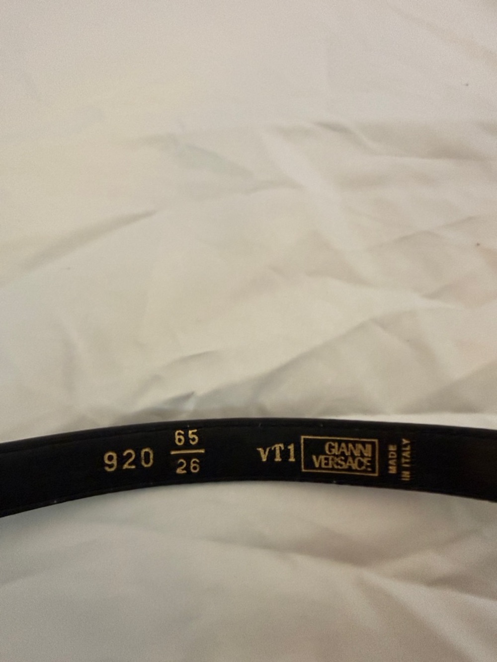 Versace Black Leather Medusa Belt with Silver Medallions - Picture 3 of 5
